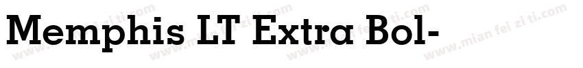 Memphis LT Extra Bol字体转换